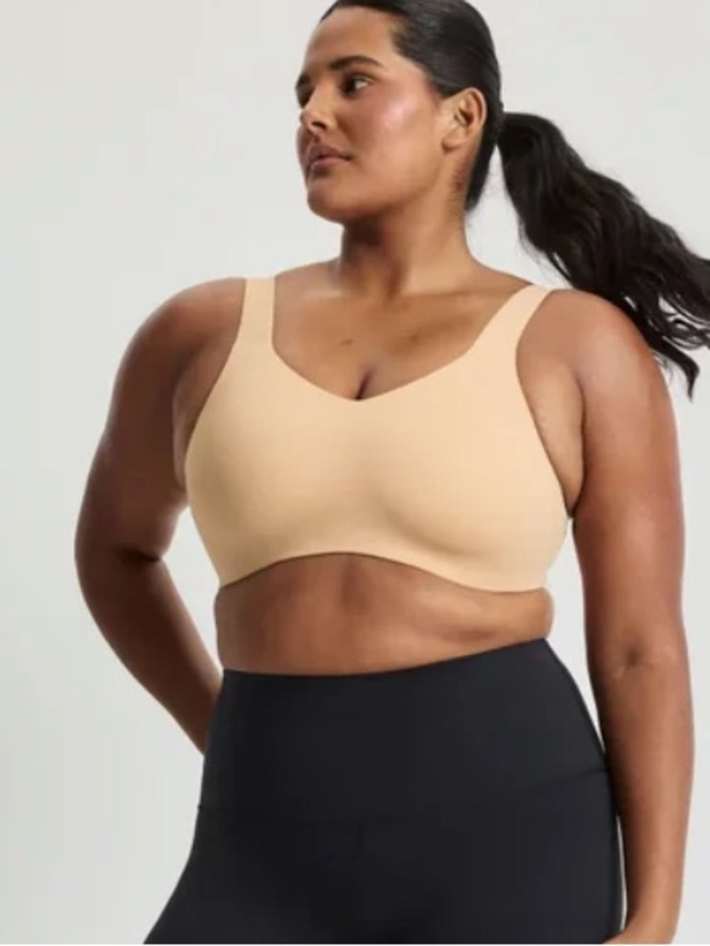 Knix NEW Catalyst Sports Bra SIZE 7 In Warm Sand